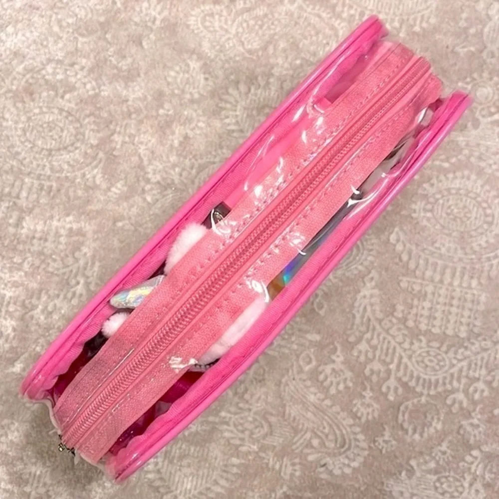 Brand New Ulta Beauty Strawberry Pound Cake Bath Set Loofa Bath Bomb Zipper Bag